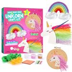 LAOESE Unicorns Crafts for Kids - Birthday Gift for Girls Ages 6 7 8-12 Year Old - DIY Arts and Crafts for Girls, Kids Crafts and Unicorns Toys Ages 6-8