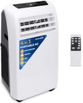 SereneLife 12,000 BTU Portable Air Conditioner– 4-in-1 AC Unit w/Cooling, Dehumidifier, Heater, & Fan– Includes Remote Control, Window Mount Kit, Quiet Operation, 24-Hour Timer