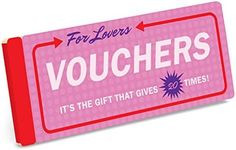 Knock Knock Vouchers for Lovers - Love Coupons Book for Boyfriend, Girlfriend, Spouses & Partners (20 Coupons), 8 x 3.25-Inches