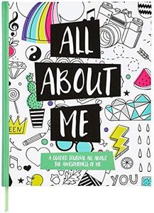 C.R. Gibson All About Me Guided Self-Reflection Journal, 6.5'' W x 8'' L, 200 Pages