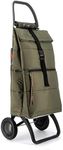 ROLSER Big Polar 2 Wheel Foldable Shopping Trolley - Kaki