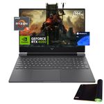 HP Victus Gaming Laptop, 15.6" FHD IPS 144Hz, Ryzen 5-8645HS, GeForce RTX 4050, 32GB DDR5, 1TB PCIe 4.0, WiFi 6, Backlit KB, USB-C, BT, HDMI, RJ45, US Version KB, MTX RGB Mouse Pad, Win 11 Pro
