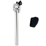 SR Suntour SP12 NCX Suspension Seat Post, Silver, 31.6x400mm, Mountain Bike, Internal Coil w/ Preload Adjust