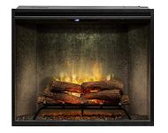 Dimplex Revillusion® 36" Portrait Built-in Firebox (Model: RBF36PWC), 4400/6745/8794 BTU, 120/208/240 Volt, 1300/1975/2575 Watt, Weathered Concrete