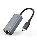 Anker USB C to Ethernet Adapter, Portable 1-Gigabit Network Hub, 10/100/1000 Mbps, for MacBook Pro, iPad Pro 2019/2018, ChromeBook, XPS, Galaxy S9/S8, and More