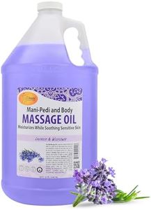SPA REDI - Massage Oil, Lavender Wildflower, 128 Oz Professional Pedicure, Manicure, Full Body Massage Therapy, with Almond Oil, Cotton Seed Oil, Sunflower Oil, Avocado Oil, Essential Oils, Vitamin E