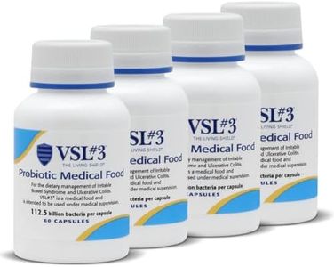 VSL#3® Probiotics for Digestive Health, IBS & UC Symptoms - 112.5B CFUs, High-Potency, Multi-Strain, Live, Refrigerated Probiotic, Medical Food for Gut Health Support in Men & Women, 240 Capsules