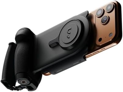 ShiftCam ProGrip Starter Kit - DSLR Style Mobile Battery Grip - Wireless Shutter Button - Built in Powerbank - Qi Wireless Charging - Freestanding Dock - Tripod Mount - Works with Android and iPhone