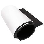 Dualplex Neoprene Sponge Foam Rubber Roll Adhesive, 12x54 Inches X 1/4" Thick, Perfect Cosplay Padding, DIY Project Sheet - Easy Cut Adhesive Multi-Function Sealing Soundproof Rubber Foam Sheet