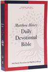NKJV, Matthew Henry Daily Devotional Bible, Paperback, Red Letter, Comfort Print: 366 Daily Devotions by Matthew Henry