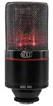 MXL 990 Condenser Microphone for Podcasting, Singing, Home Studio Recording, Gaming & Streaming | Red LED Lights | XLR | Large Diaphragm (Blaze)