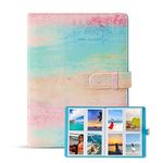 Mini Photo Album,SUPRROW 128 Pockets Mini Album Compatible with Fujifilm Instax Mini Polaroid Photo Albums, Portable Wallet Photo Album