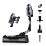Rowenta X-Force Flex 14.6 Cordless Stick Vacuum 2.6 Pounds 70 Min Run Time 200 Air Watts Hardwood, Tile, Lightweight, HEPA Filter, Great for Pets, Wall Mount Docking Station