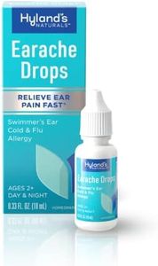 Hyland's Homeopathic Hyland'S Earache Drops, Natural Relief Of Cold & Flu Earaches, Swimmers Ear And Allergies Relief For Adults And Children, 0.33 Ounce