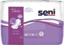 Seni Lady Bladder Control Pads Plus-15 Pieces (Pack of 6)