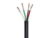 Monoprice Nimbus Series 18AWG 4-Conductor CMP-Rated Speaker Wire, 100ft