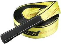 Sumpluct Recovery Tow Strap 2in X 20ft Heavy Duty 20,000 lbs Break Strength, Use for Emergency Towing Rope, Tree Saver, Winch Extension, Triple Reinforced Loops, Protective Sleeves,Car Accessories