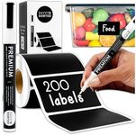 200 Chalkboard Labels for Jars, Cha