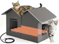 Bedsure Heated Outdoor Cat House-Ex