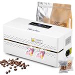 Hanchen 400W Automatic Heat Sealer Machine 7m/min Continuous Band Sealer Automatic plastic bag heat sealing machine for PP, PE, PVC Bag, Foil Bag and Kraft Paper Bag