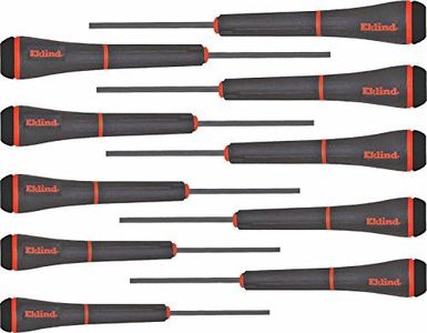 EKLIND 92300 PSD Hex (allen) Precision Screwdriver - 10pc set SAE Inch Sizes .028-5/32