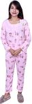 MUKHAKSH (Set = 2 Pieces Girls Little Angel Beautiful Pink Summer Night Suit for Sleepwear/Nightwear, Print May Vary (15-16 Years) Very Comfortale