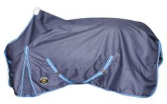 Centurion 1200D Premium Rainsheet for Horse - Windproof, Waterproof & Breathable Horse Rainsheet - Blue, 75"