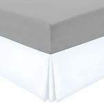 Mellanni White Queen Bed Skirt - Be