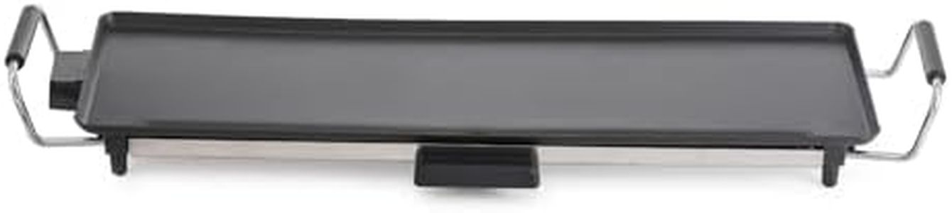 Healthy Choice 200W 70cm Non-Stick Electric Teppanyaki Grill – Even Heat Distribution, Easy-to-Clean Surface, Ideal for Indoor Grilling, Compact and Convenient for Family Meals