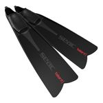 Seac Talent, Semi-Long Fins for spearfishing, free diving and diving, black, 43/44
