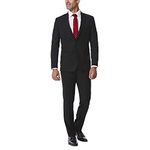 Haggar Men's Premium Stretch Slim Fit Suit Separates-Pants & Jackets, Black Suit Jacket, 40