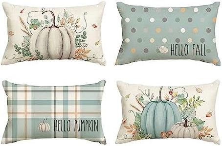 Artoid Mode Federa per cuscino con foglie di eucalipto, 30 x 50 cm, stagionale, per divano e soggiorno