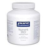 Pure Encapsulations - Nutrient 950 without Iron - Hypoallergenic Multi-vitamin/Mineral Formula for Optimal Health* - 180 Vegetable Capsules