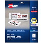 Avery Ink-Jet Printer White Business Cards (28371)