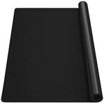 Oversize Silicone Mat for Craft, Gartful 27.5 x 19.6 inches Silicone Craft Sheet Jewelry Casting Mold, Countertop Mat, Nonskid Heat Resistant Counter Table Protector, Multipurpose Mat, Placemat, Black