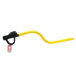 Stoplock Pro Elite Car Steering Wheel Lock HG 150-00 - Safe Secure Heavy Duty Anti-Theft Bar - Universal Fit - Includes 2 Keys and Carry Bag, Black/Yellow, 1 Unit