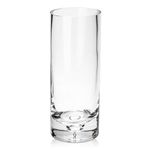 Briful 25.5cm Tall Glass Vase Cylinder Flower Vase Φ10cm Glossy Crysal Large Vase for Table Decoration, Clear Flower Vase for Living Room 10cm(D) x 25.5cm(H)