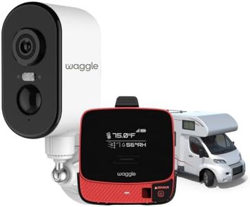 Waggle RV 4G LTE Pet Monitor PRO + 4G Cellular Security Camera - No WiFi? No Problem, Temperature & Humidity Monitor, GPS Tracking, Real-time Alerts - 2-Way Talk, Night Vision - Supports Multi-Carrier