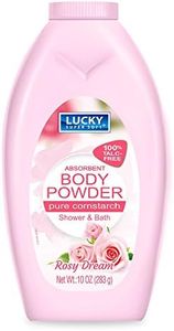 Lucky Super Soft Absorbent Body Powder, Rosy Dream, 10 Oz