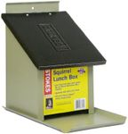 Stokes Select Lunch Box Squirrel Feeder with Metal Roof, 4.1 lb Capacity