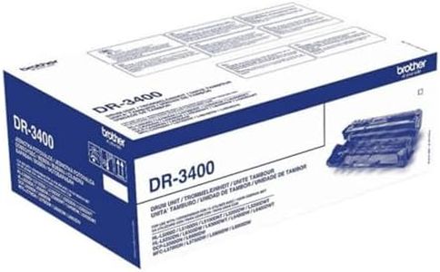 Brother DR3400 Tamburo Originale per Stampanti HLL5000D, HLL5100DN, HLL5200DW, HLL6300DW, DCPL5500DN, MFCL5700DN, MFCL5750DW, DCPL6600DW, MFCL6800DW, Capacità fino a 30.000 Pagine