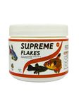 Supreme Flakes Fish Food | Mix of Bloodworm, Spirulina & Earthworm Flakes | for All Kinds of Tropical Aquarium Fishes (25g)