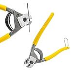 Steel Wire Rope Cutter, Heavy Duty Steel Wire Rope Cutter for Railing, Decking, Wire Seals & Bicycle Cable, Up to 5/32" Deck Railing Cable