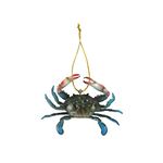 Treasure Gurus 4" Blue Crab Coastal Christmas Tree Ornament Xmas Gift Topper Nautical Holiday Decor