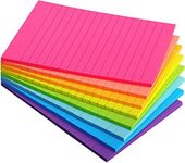 8 Pads Lined Sticky Notes 4x6 Stick