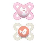 MAM Start Newborn Pacifiers Value Pack (2 pack, 1 Sterilizing Pacifier Case), Newborn Baby Girl Pacifiers, Best Pacifier for Breastfed Babies, Baby Pacifier Case