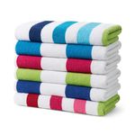 Kaufman - Cabana Terry Loop Towel 6-Pack - 30in x 60in