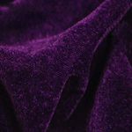 Soft Velvet Fabric Upholstery Dressmaking Curtain Blind Cushion Craft Velour Material 160 cm Wide Sold by The Meter(Color:Bright Purple)