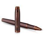 PARKER IM Monochrome Rollerball Pen | Burgundy Finish and Trims | Fine Point | Black Ink | Gift Box