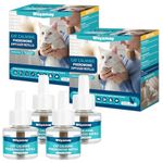 Woyamay Cat Calming Diffuser Refills - 4 Pack Cat Pheromones Calming Diffuser for Cat Anxiety Relief, Cat Pheromone Diffuser, 120 Days Pheromone Diffuser to Calm Cats, Fits All Common Diffuser Heads